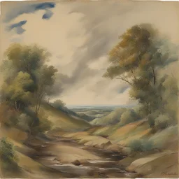 a landscape by George Biddle