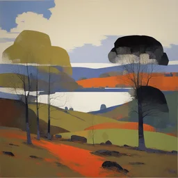 a landscape by George Birrell