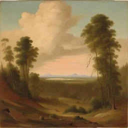 a landscape by George Catlin