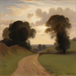 a landscape by George Clausen