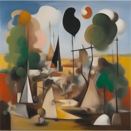 a landscape by George Condo