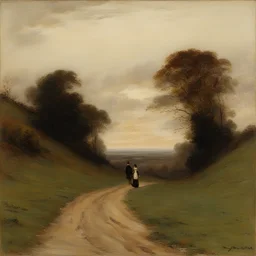 a landscape by George Henry Boughton