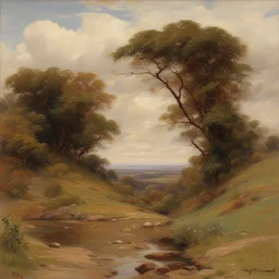 a landscape by George Hillyard Swinstead