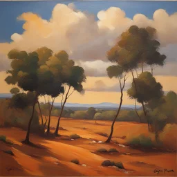 a landscape by George Pemba