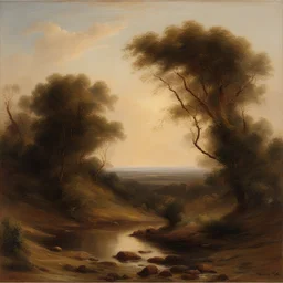 a landscape by George Roux
