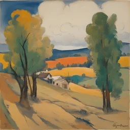 a landscape by George Stefanescu