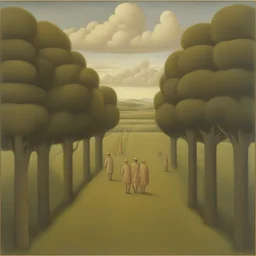 a landscape by George Tooker
