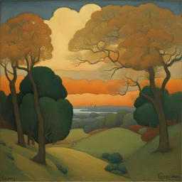 a landscape by Georges Lacombe