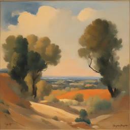 a landscape by Georges Papazoff