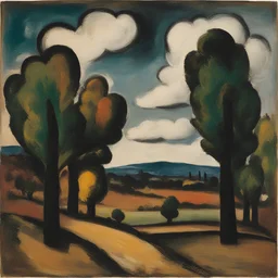 a landscape by Georges Rouault