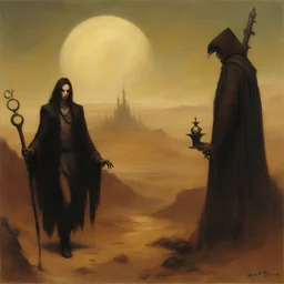 a landscape by Gerald Brom