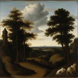 a landscape by Gerard David