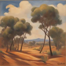 a landscape by Gerard Sekoto
