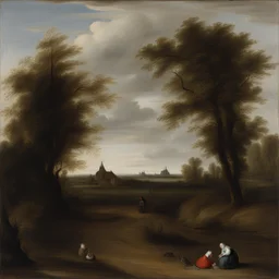 a landscape by Gerard ter Borch