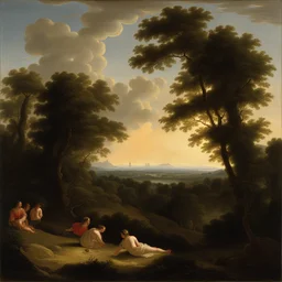 a landscape by Gerard van Honthorst