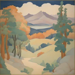 a landscape by Gerda Wegener