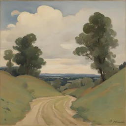 a landscape by Gerhard Munthe