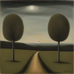 a landscape by Gertrude Abercrombie