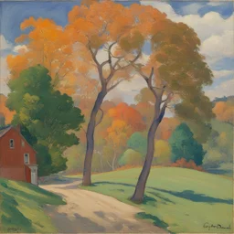 a landscape by Gifford Beal
