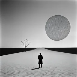 a landscape by Gilbert Garcin