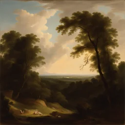a landscape by Gilbert Stuart