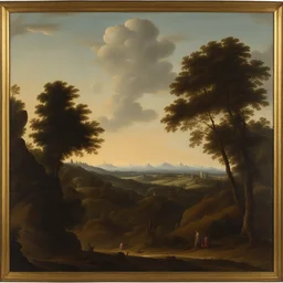a landscape by Giorgio Barbarelli da Castelfranco