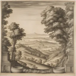 a landscape by Giorgio Vasari
