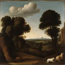 a landscape by Giorgione