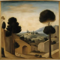a landscape by Giotto