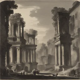 a landscape by Giovanni Battista Piranesi