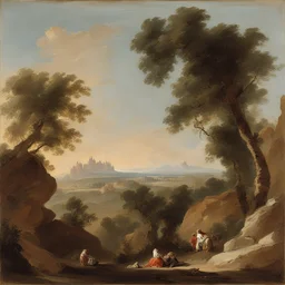 a landscape by Giovanni Battista Tiepolo