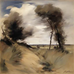 a landscape by Giovanni Boldini