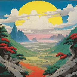a landscape by Go Nagai