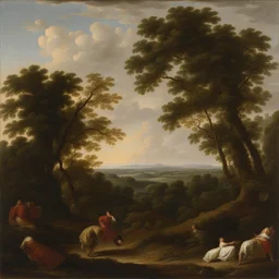 a landscape by Godfrey Kneller