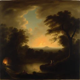 a landscape by Godfried Schalcken