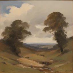 a landscape by Gordon Browne