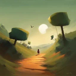 a landscape by Goro Fujita