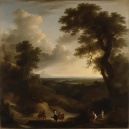 a landscape by Govaert Flinck
