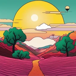 a landscape by Grégoire Guillemin