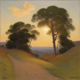 a landscape by Granville Redmond