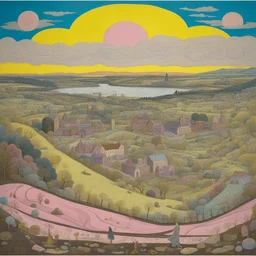 a landscape by Grayson Perry