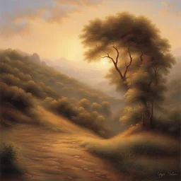 a landscape by Greg Olsen