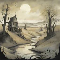 a landscape by Gris Grimly