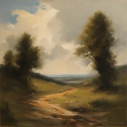 a landscape by Grzegorz Domaradzki