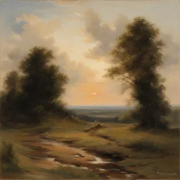 a landscape by Grzegorz Rosiński