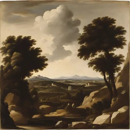 a landscape by Guercino