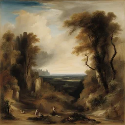 a landscape by Gustave Moreau