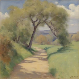 a landscape by Guy Rose