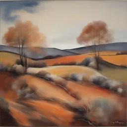 a landscape by Gwenda Morgan