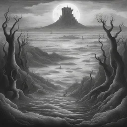 a landscape by H.P. Lovecraft